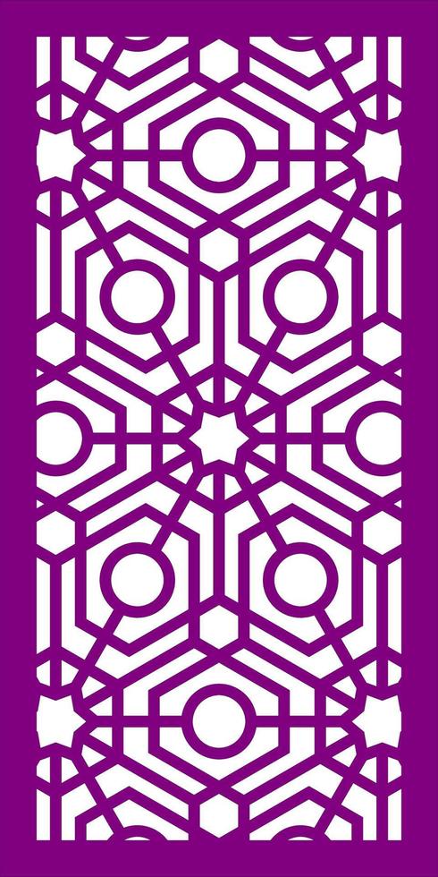 Simple Vector Pattern for Laser Cutting, Decoration, and Ornament