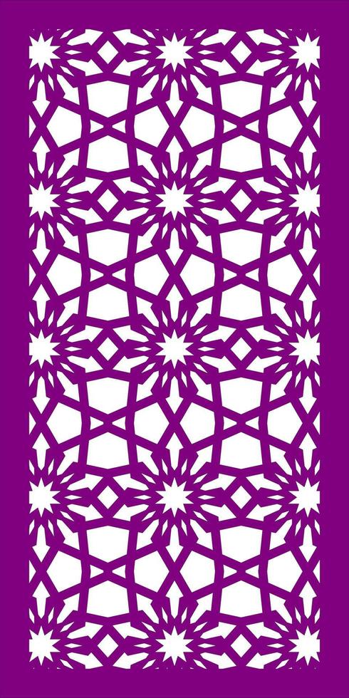 Simple Vector Pattern for Laser Cutting, Decoration, and Ornament