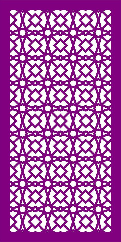 Simple Vector Pattern for Laser Cutting, Decoration, and Ornament