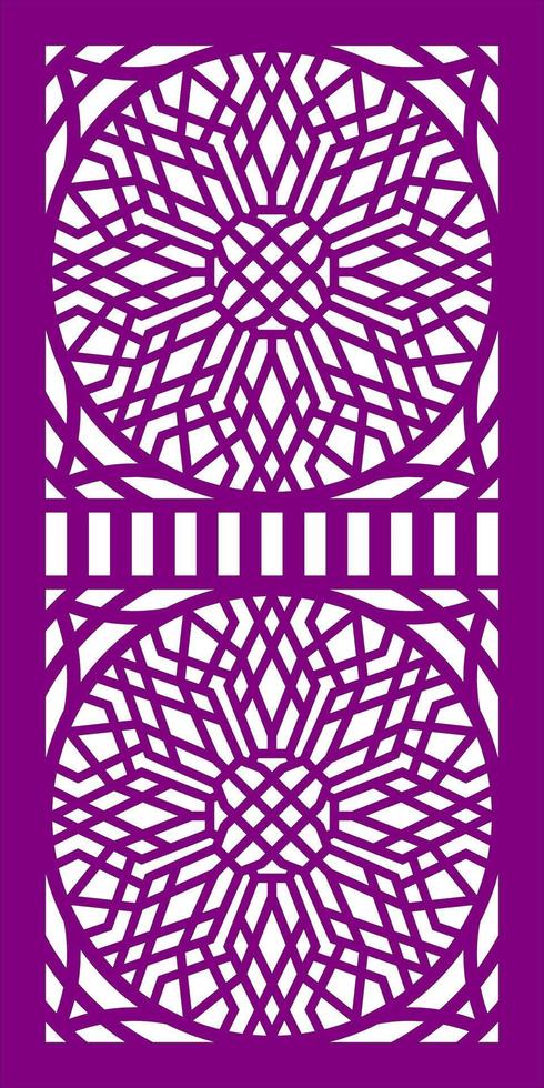 Simple Vector Pattern for Laser Cutting, Decoration, and Ornament