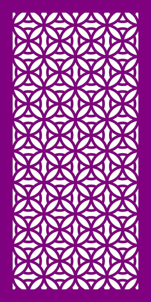 Simple Vector Pattern for Laser Cutting, Decoration, and Ornament