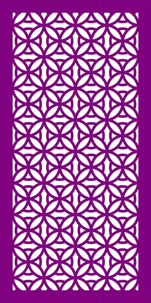 Simple Vector Pattern for Laser Cutting, Decoration, and Ornament