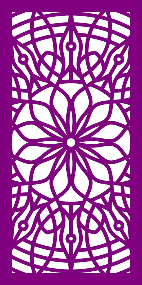 Simple Vector Pattern for Laser Cutting, Decoration, and Ornament