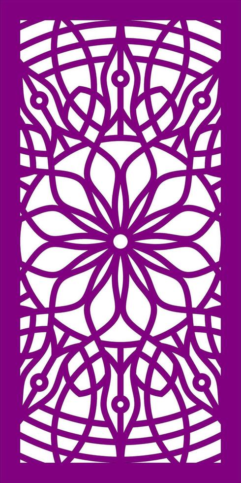 Simple Vector Pattern for Laser Cutting, Decoration, and Ornament