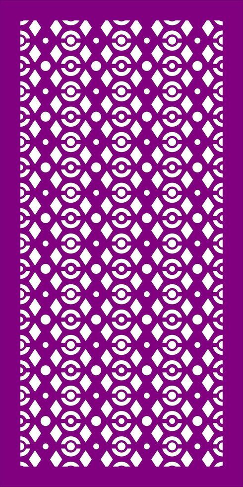 Simple Vector Pattern for Laser Cutting, Decoration, and Ornament