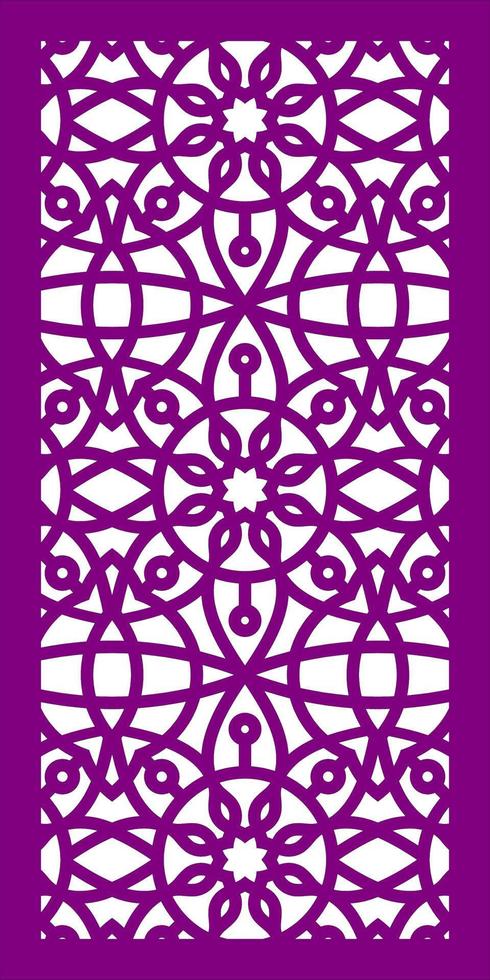 Simple Vector Pattern for Laser Cutting, Decoration, and Ornament