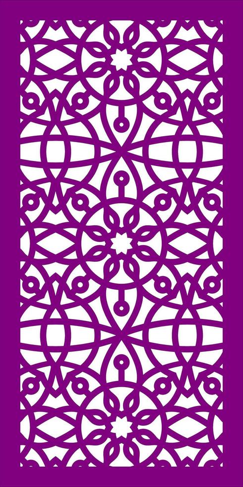 Simple Vector Pattern for Laser Cutting, Decoration, and Ornament