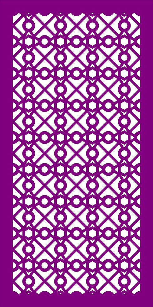 Simple Vector Pattern for Laser Cutting, Decoration, and Ornament