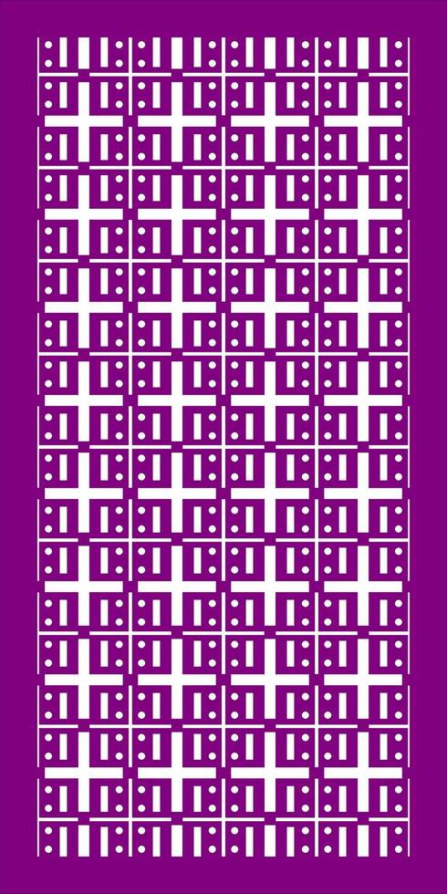 Simple Vector Pattern for Laser Cutting, Decoration, and Ornament
