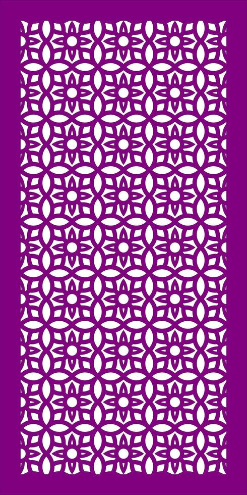 Simple Vector Pattern for Laser Cutting, Decoration, and Ornament