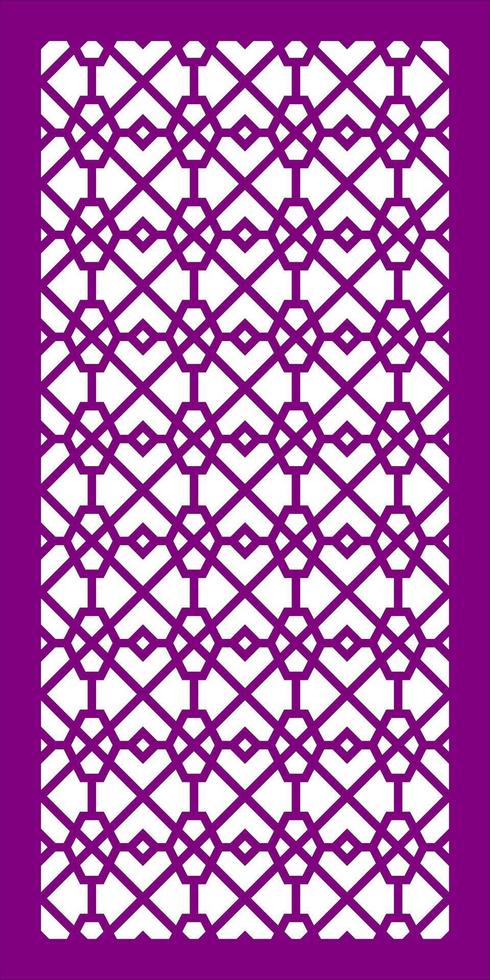 Simple Vector Pattern for Laser Cutting, Decoration, and Ornament