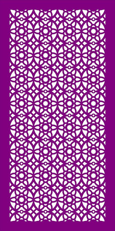 Simple Vector Pattern for Laser Cutting, Decoration, and Ornament