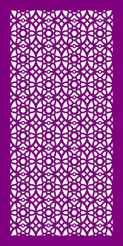 Simple Vector Pattern for Laser Cutting, Decoration, and Ornament