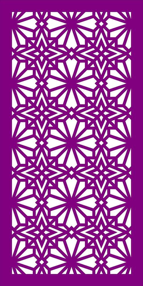 Simple Vector Pattern for Laser Cutting, Decoration, and Ornament