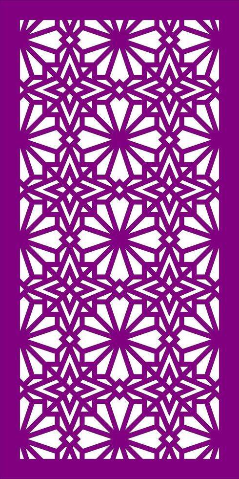 Simple Vector Pattern for Laser Cutting, Decoration, and Ornament