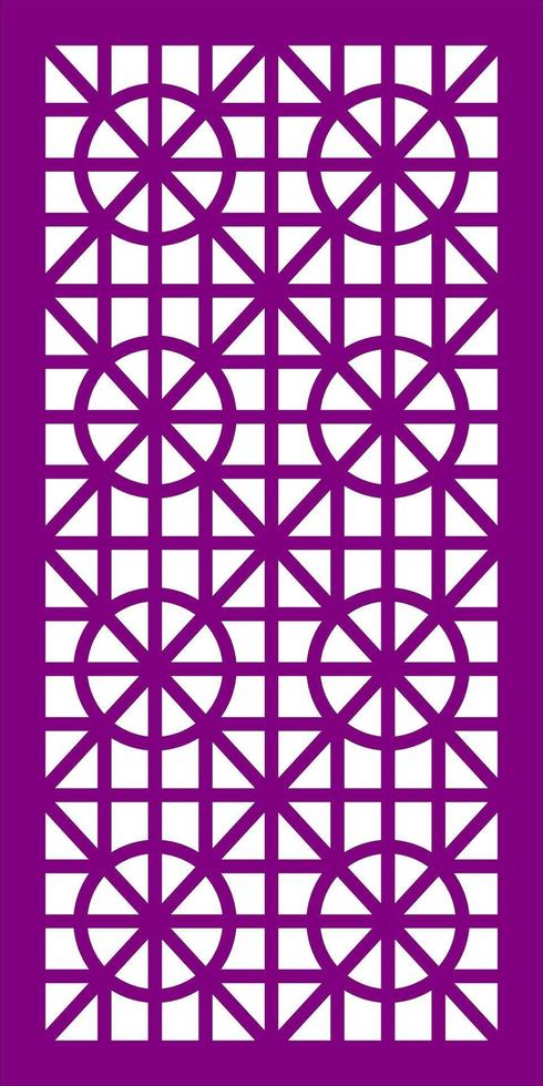 Simple Vector Pattern for Laser Cutting, Decoration, and Ornament