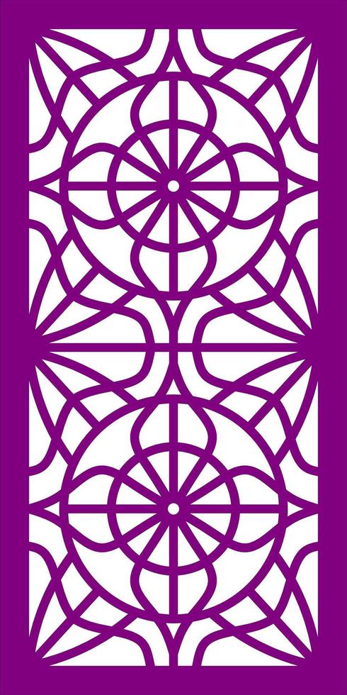 Simple Vector Pattern for Laser Cutting, Decoration, and Ornament
