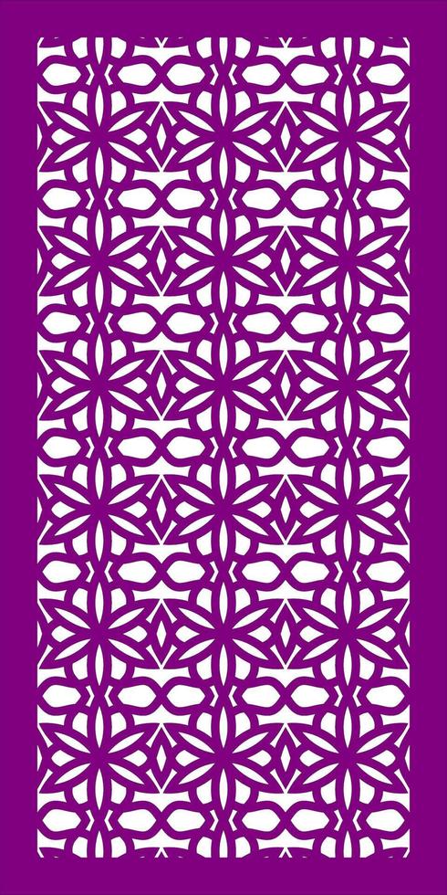 Simple Vector Pattern for Laser Cutting, Decoration, and Ornament