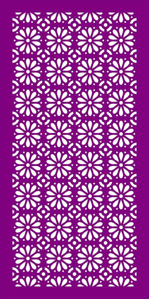 Simple Vector Pattern for Laser Cutting, Decoration, and Ornament