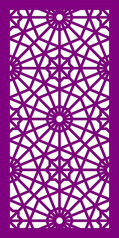 Simple Vector Pattern for Laser Cutting, Decoration, and Ornament