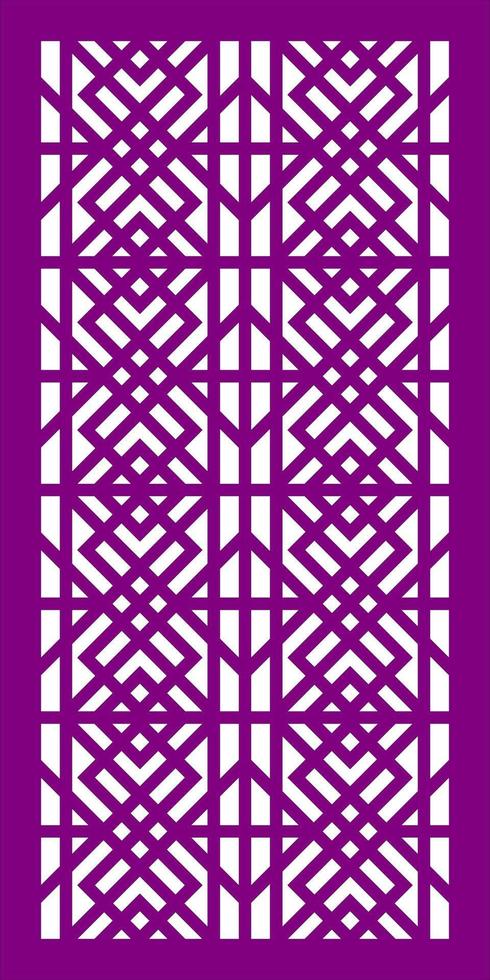 Simple Vector Pattern for Laser Cutting, Decoration, and Ornament