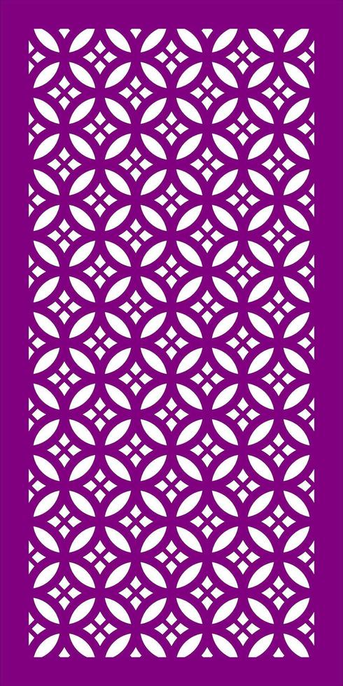 Simple Vector Pattern for Laser Cutting, Decoration, and Ornament