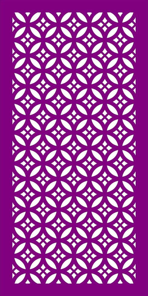 Simple Vector Pattern for Laser Cutting, Decoration, and Ornament