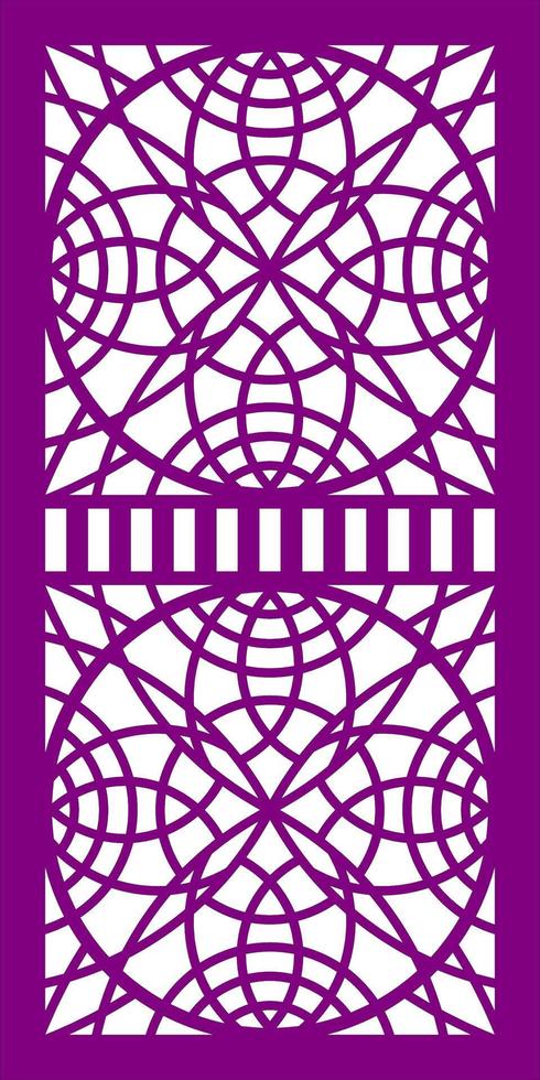 Simple Vector Pattern for Laser Cutting, Decoration, and Ornament