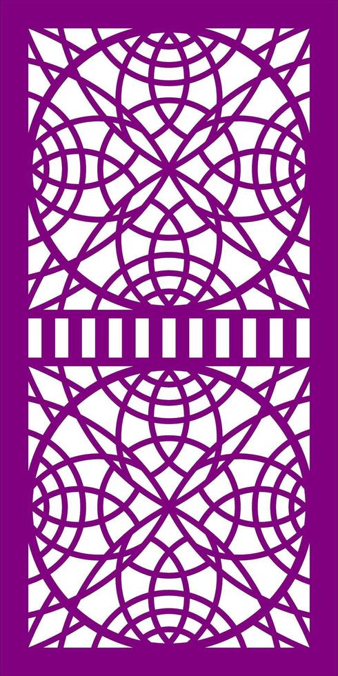 Simple Vector Pattern for Laser Cutting, Decoration, and Ornament