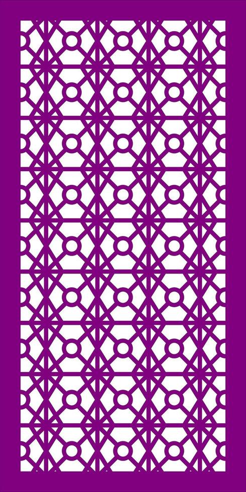Simple Vector Pattern for Laser Cutting, Decoration, and Ornament