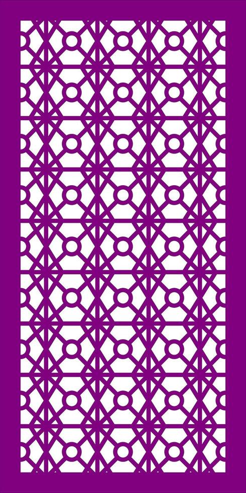 Simple Vector Pattern for Laser Cutting, Decoration, and Ornament