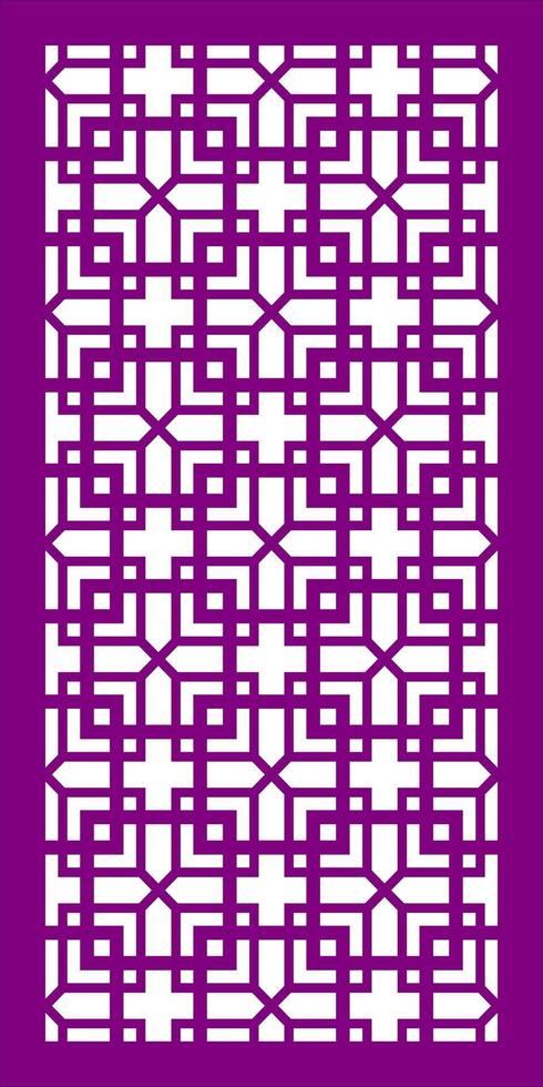 Simple Vector Pattern for Laser Cutting, Decoration, and Ornament