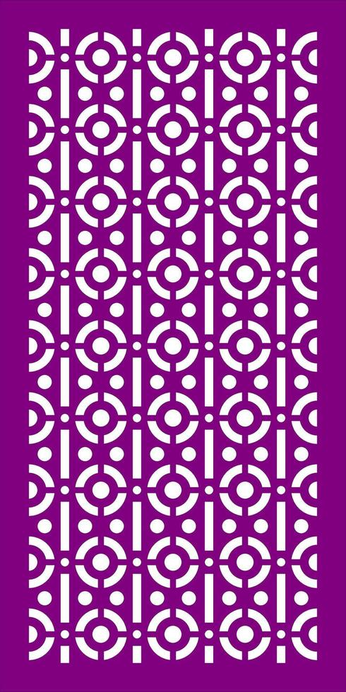 Simple Vector Pattern for Laser Cutting, Decoration, and Ornament