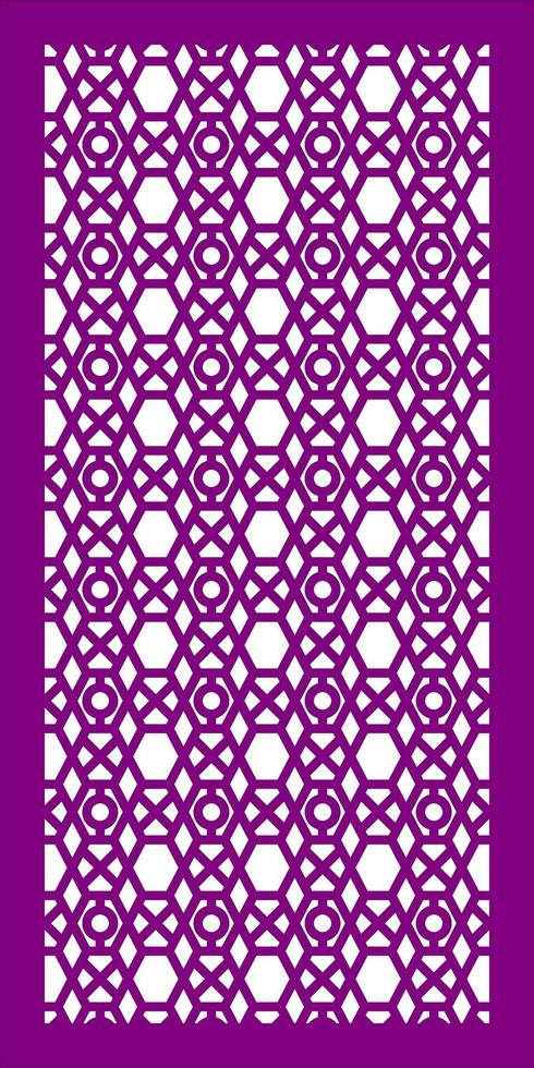 Simple Vector Pattern for Laser Cutting, Decoration, and Ornament