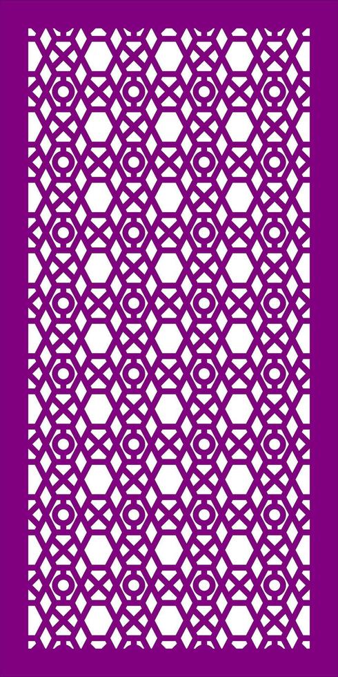 Simple Vector Pattern for Laser Cutting, Decoration, and Ornament