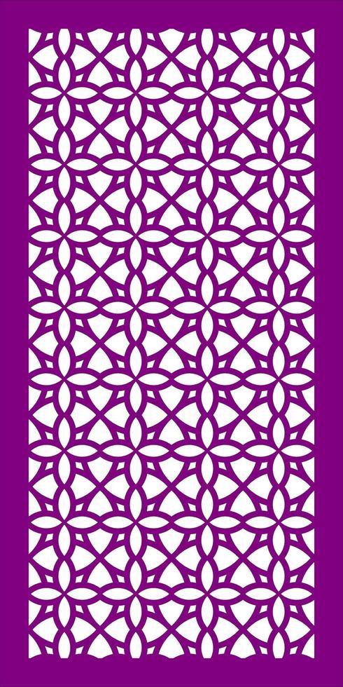 Simple Vector Pattern for Laser Cutting, Decoration, and Ornament