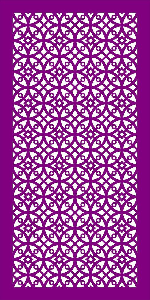 Simple Vector Pattern for Laser Cutting, Decoration, and Ornament