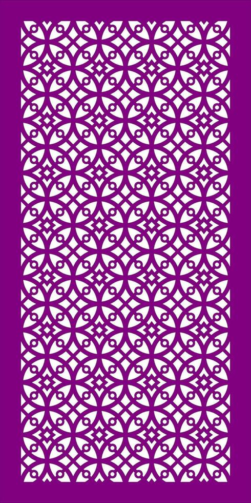 Simple Vector Pattern for Laser Cutting, Decoration, and Ornament