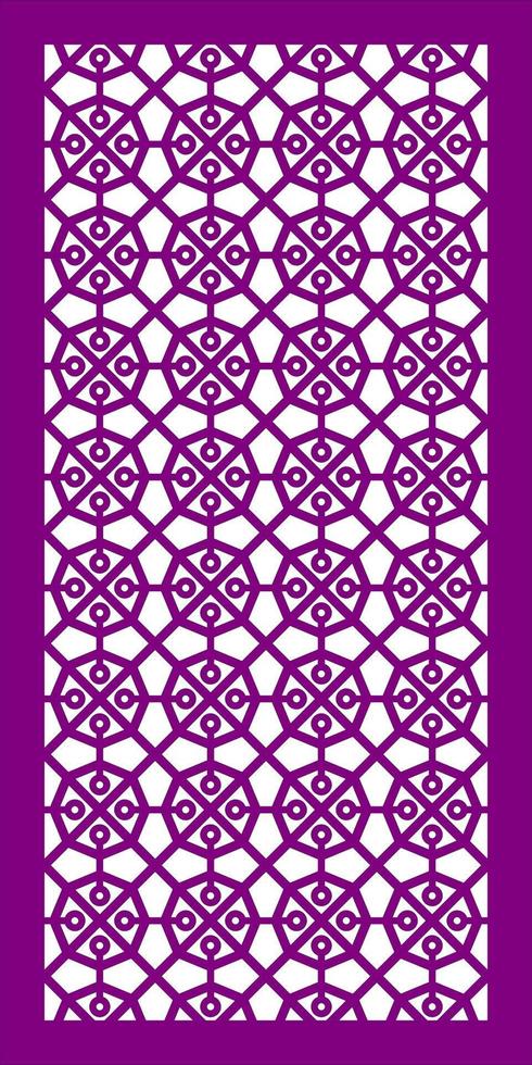 Simple Vector Pattern for Laser Cutting, Decoration, and Ornament