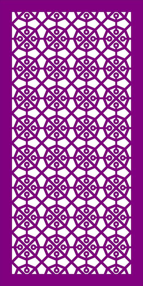 Simple Vector Pattern for Laser Cutting, Decoration, and Ornament