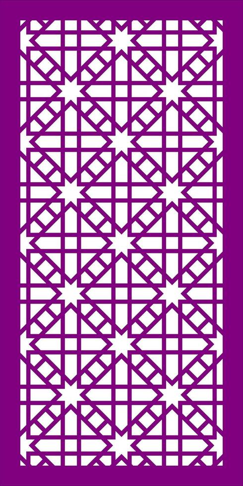 Simple Vector Pattern for Laser Cutting, Decoration, and Ornament