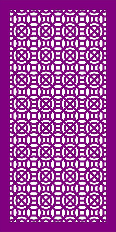 Simple Vector Pattern for Laser Cutting, Decoration, and Ornament