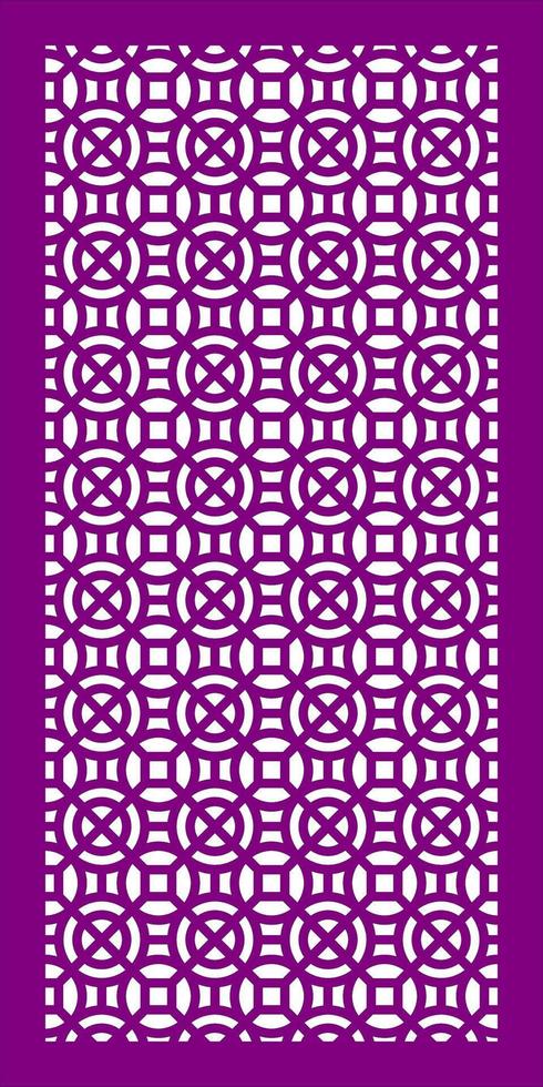 Simple Vector Pattern for Laser Cutting, Decoration, and Ornament