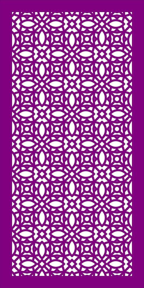 Simple Vector Pattern for Laser Cutting, Decoration, and Ornament