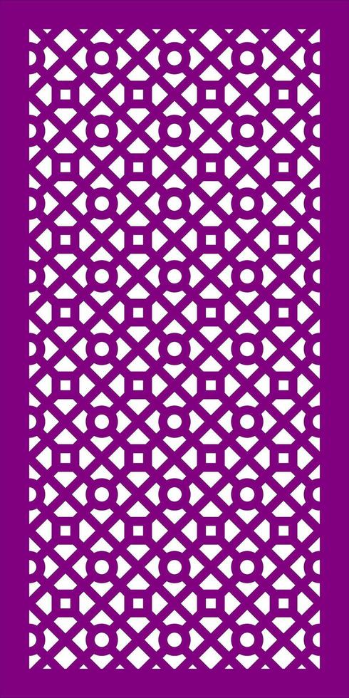 Simple Vector Pattern for Laser Cutting, Decoration, and Ornament