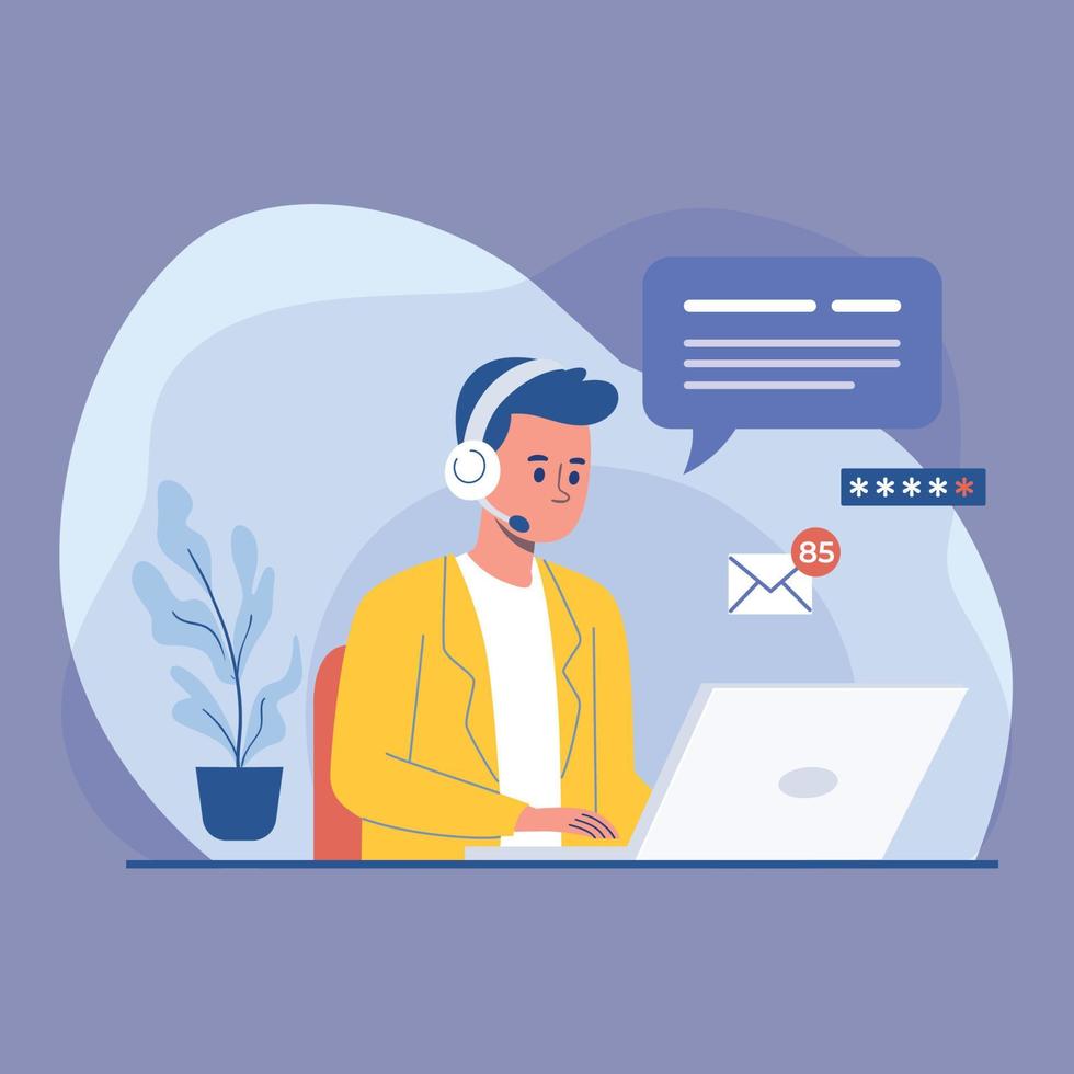 Customer Services Vector