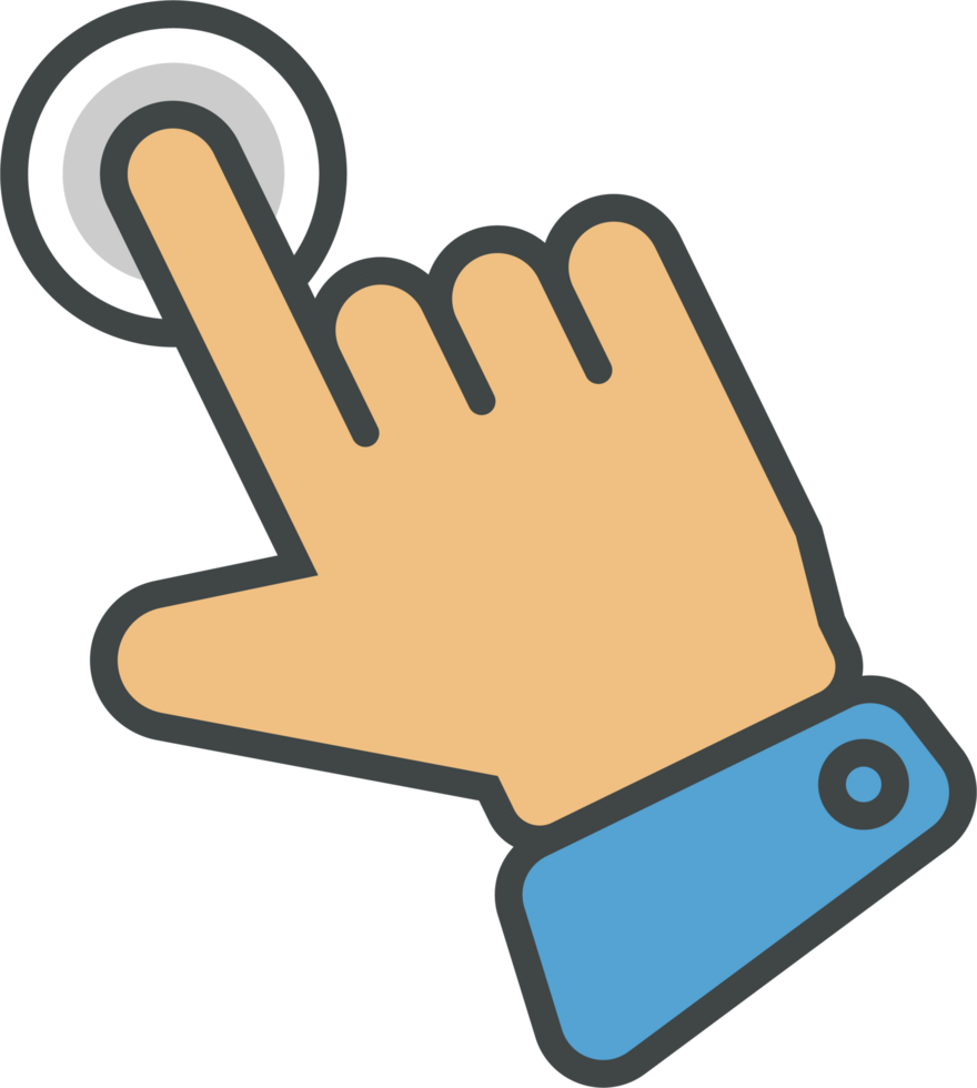 Hand cursor icon clip art png