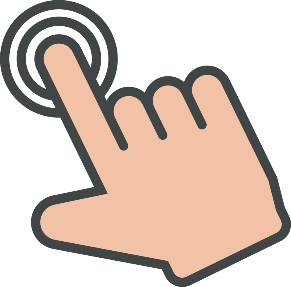 Hand cursor icon clip art png