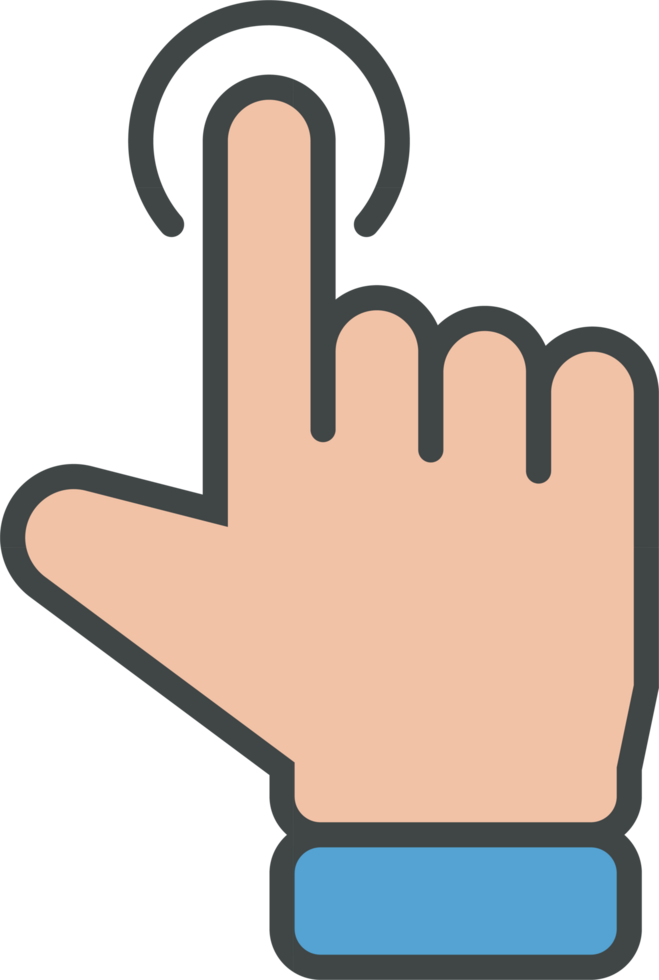 hand- cursor icoon klem kunst png