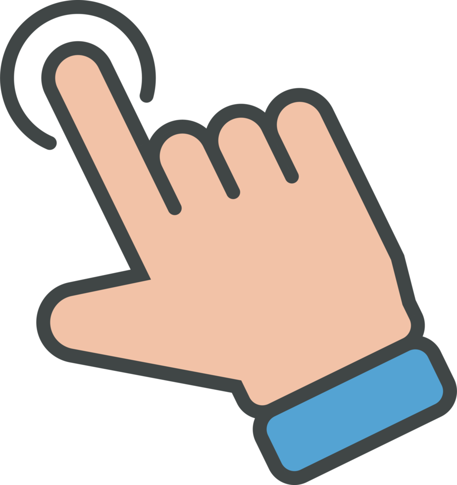 Hand cursor icon clip art png